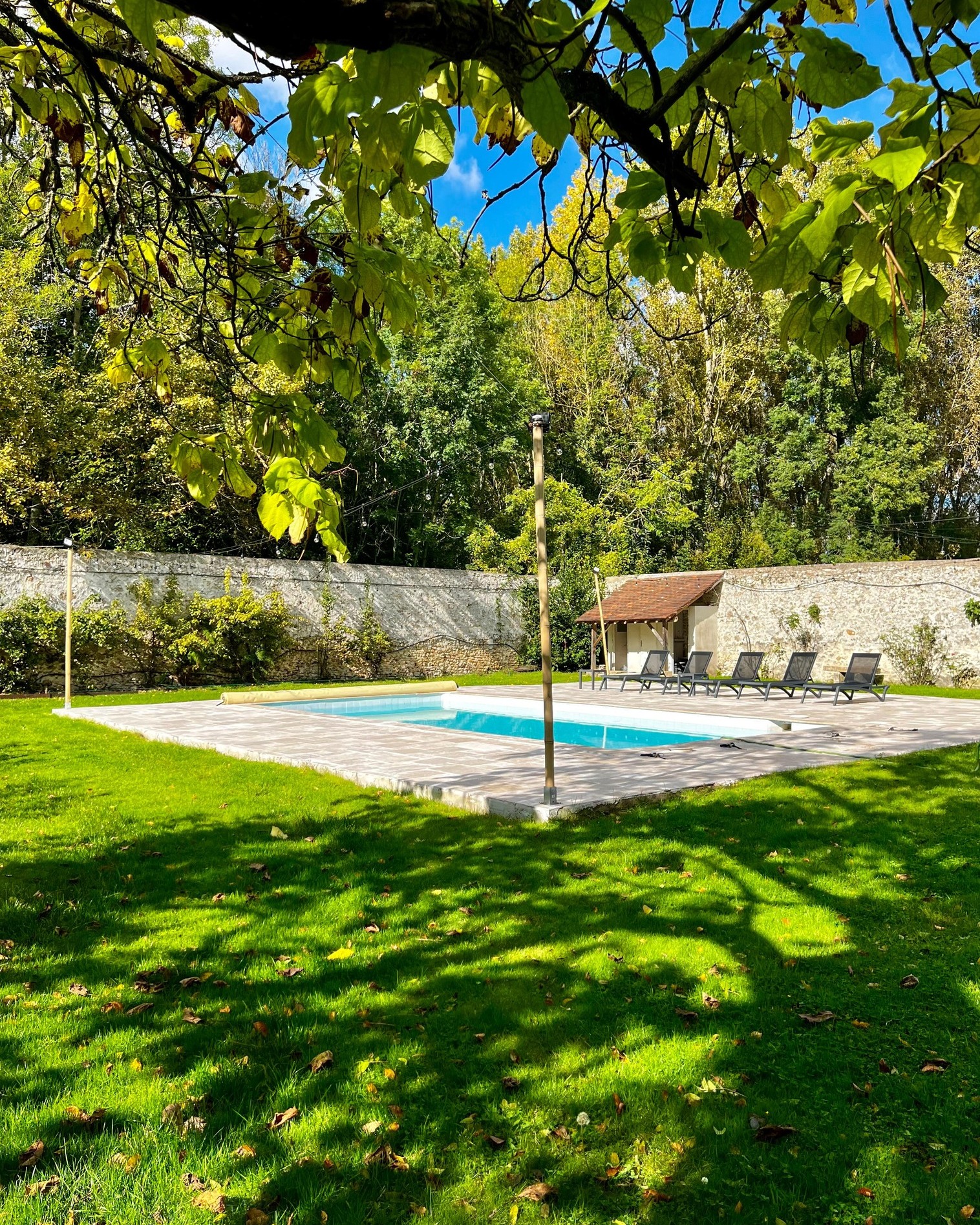 Piscine au Château d'Hazeville